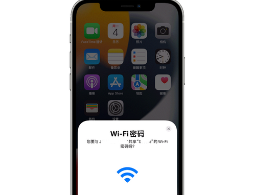 鼎湖苹果15维修店分享iPhone15如何共享Wi-Fi密码 