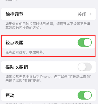 鼎湖苹果售后服务分享iPhone轻点唤醒功能屏幕无反应